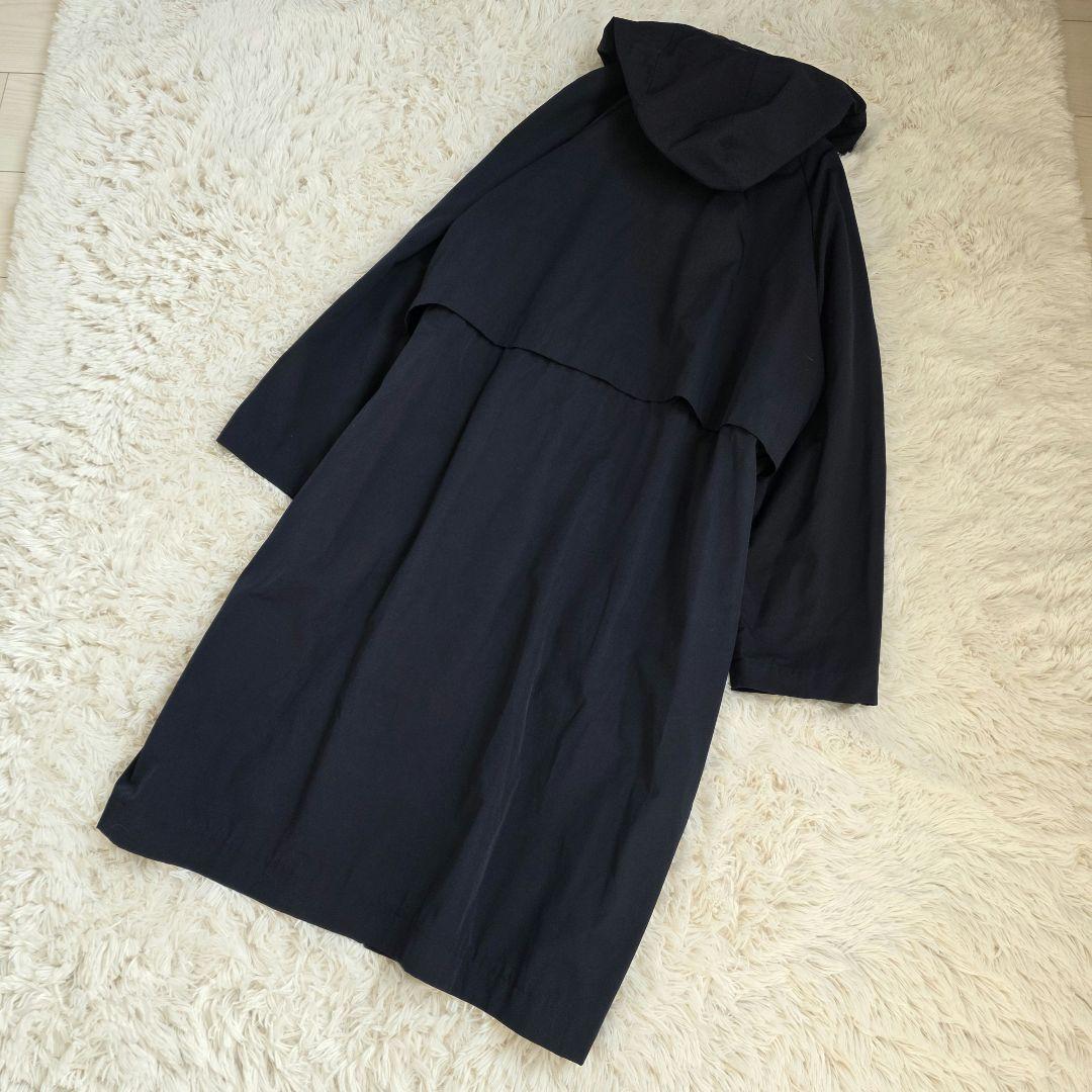大きいサイズ ICB アイシービー Tussah T/C モッズコートネイビー