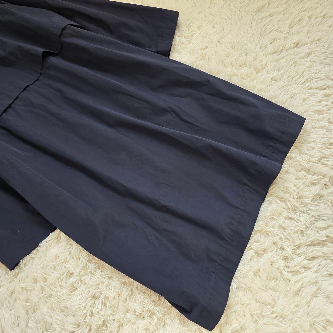 大きいサイズ ICB アイシービー Tussah T/C モッズコートネイビー