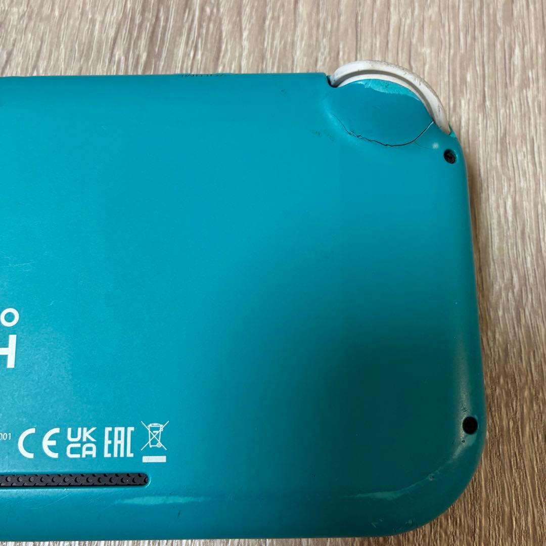 【ジャンク品】Switch Lite ターコイズ 青画面 部品取り