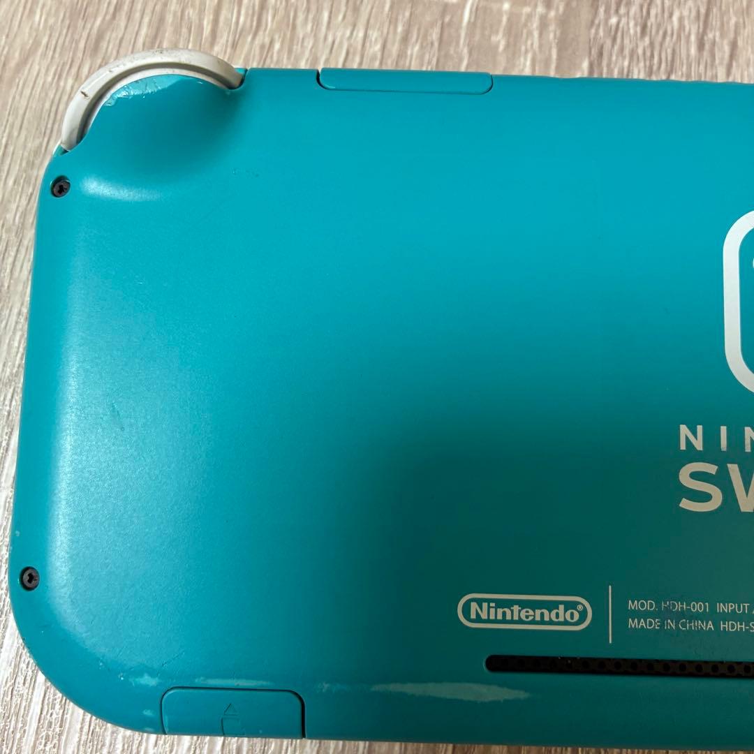 【ジャンク品】Switch Lite ターコイズ 青画面 部品取り