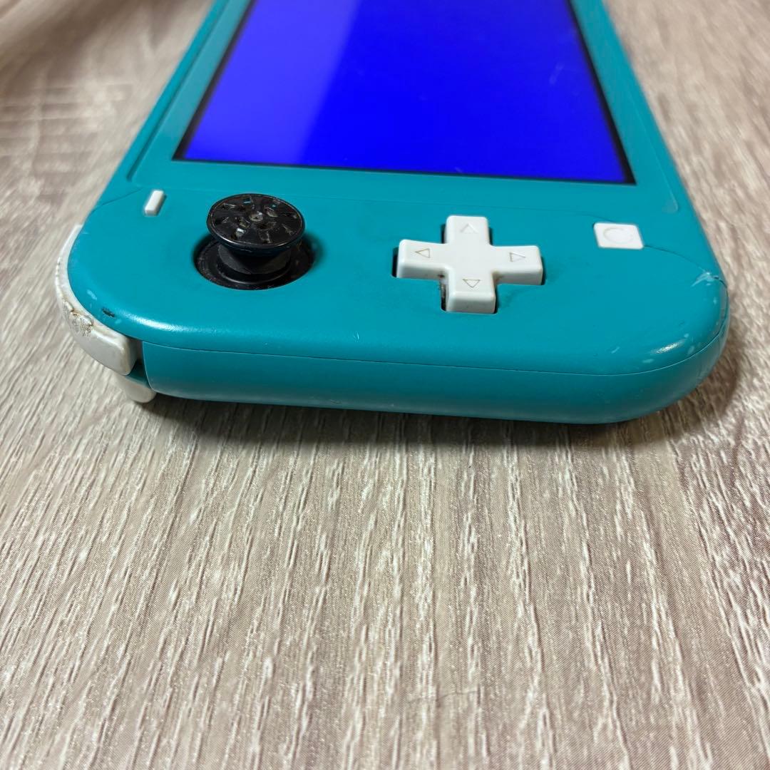 【ジャンク品】Switch Lite ターコイズ 青画面 部品取り