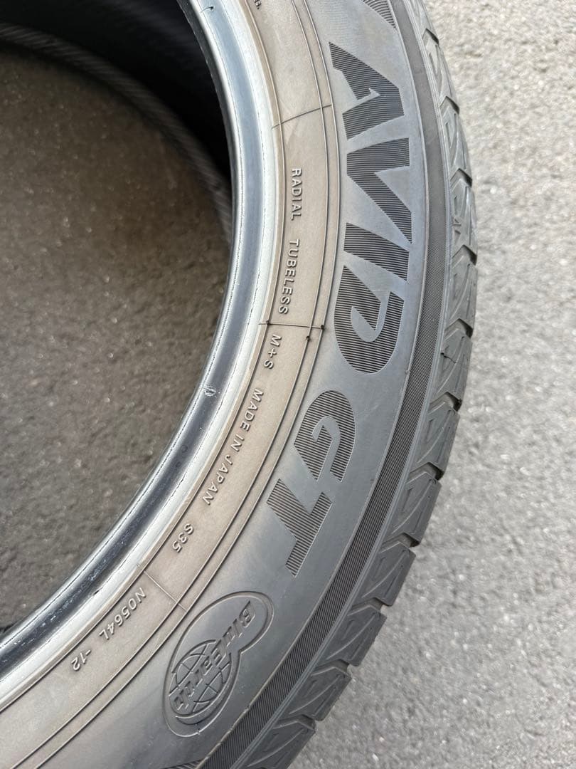 YOKOHAMA AVID GT 235/55R19 中古タイヤ4本セット