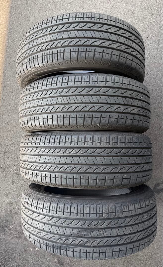 YOKOHAMA AVID GT 235/55R19 中古タイヤ4本セット