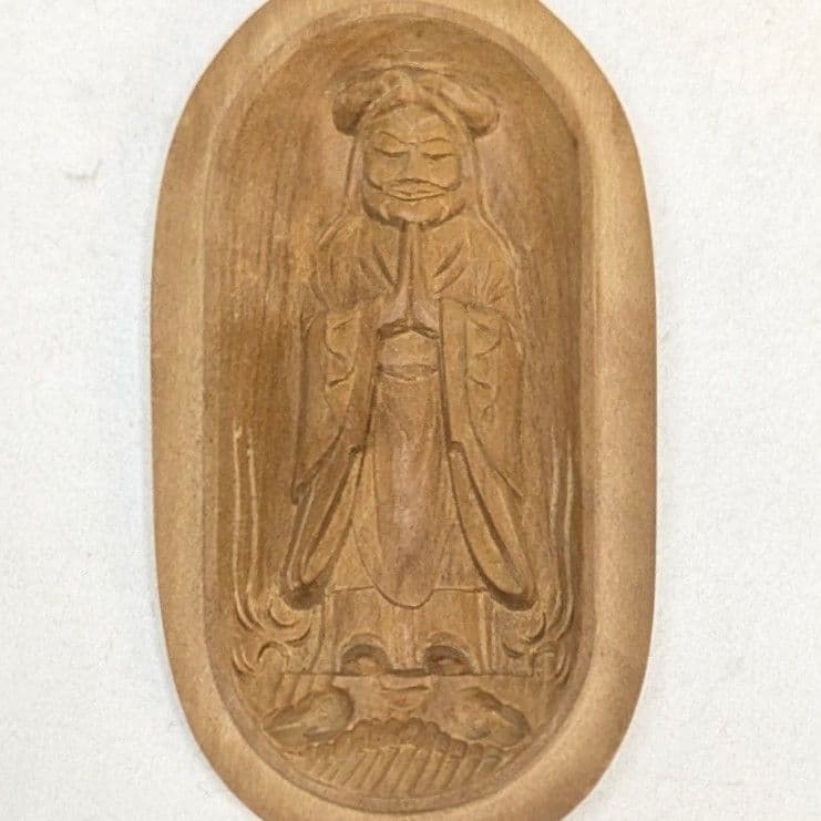 【セール・新品】 香合仏　中山鬼子母神　白檀　仏龕　懐中仏　鬼子母神