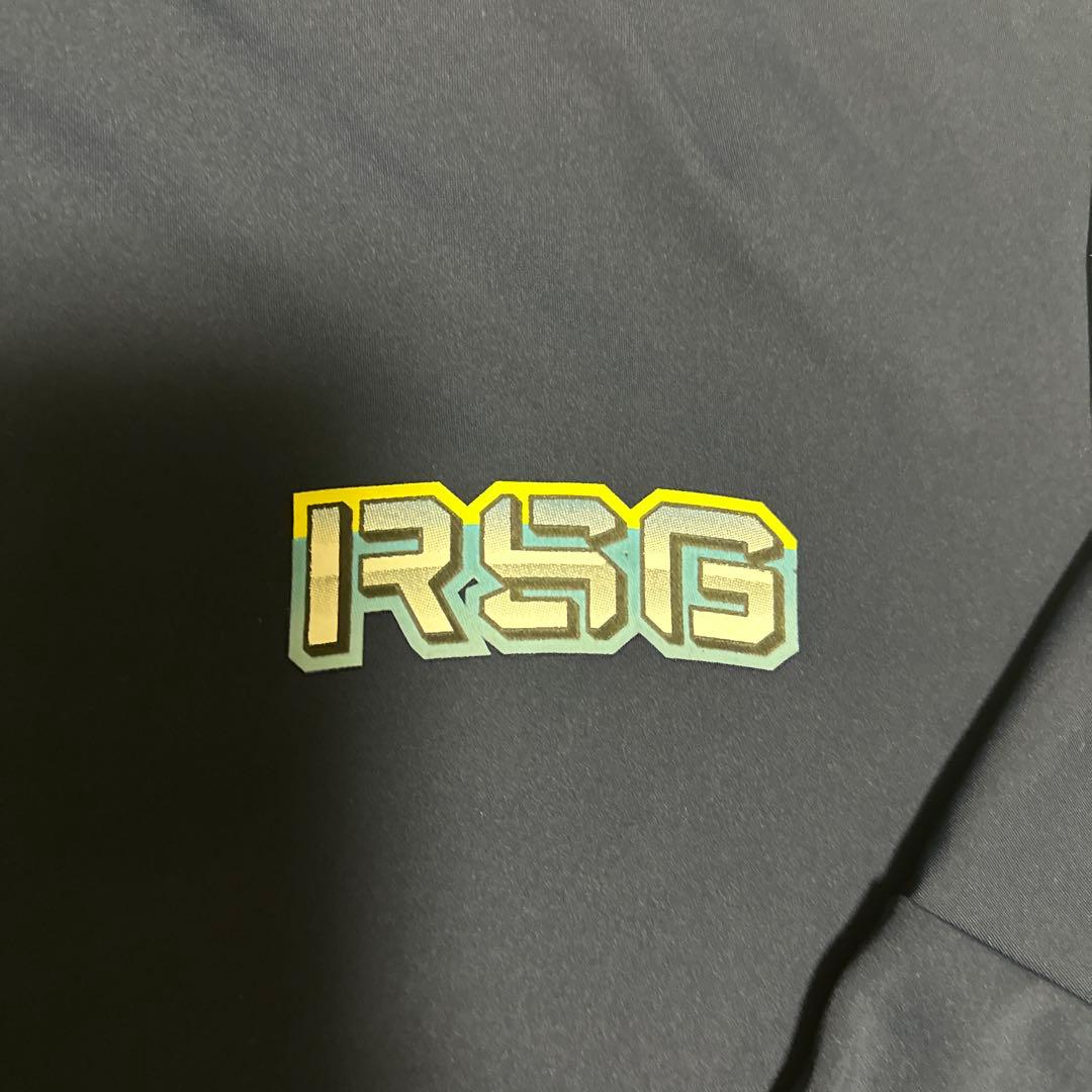 美品RUSSELUNOGOLFラッセルノゴルフネイビー 長袖シャツサイズ5