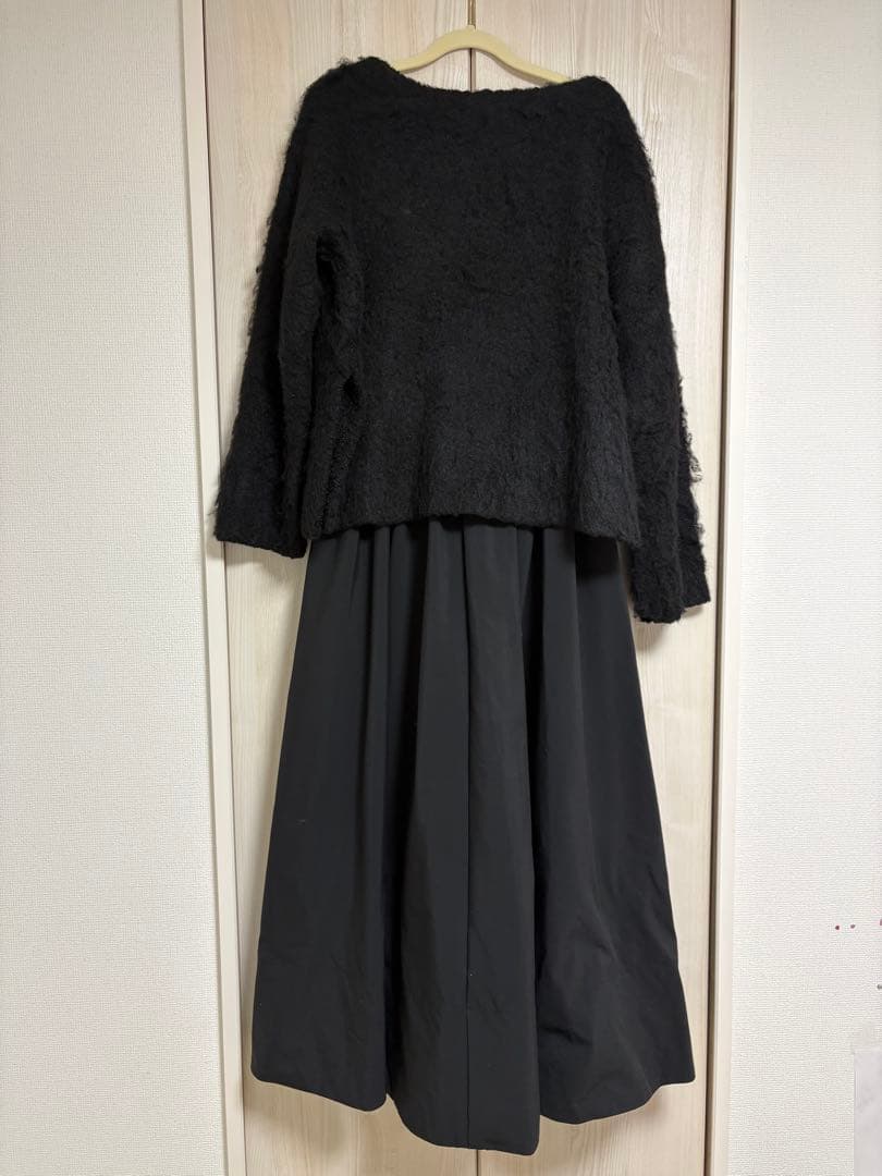 Shikina×TORRAZZO ワンピース　セットアップ　ブラック