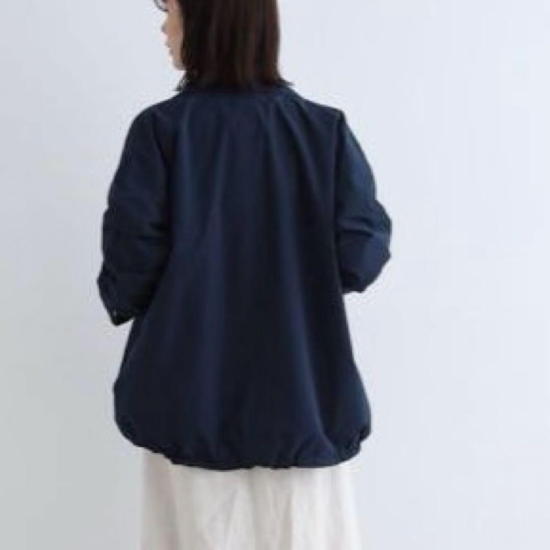 INDIVI スプリングパーカートレンチジャケット　38サイズ　ネイビー