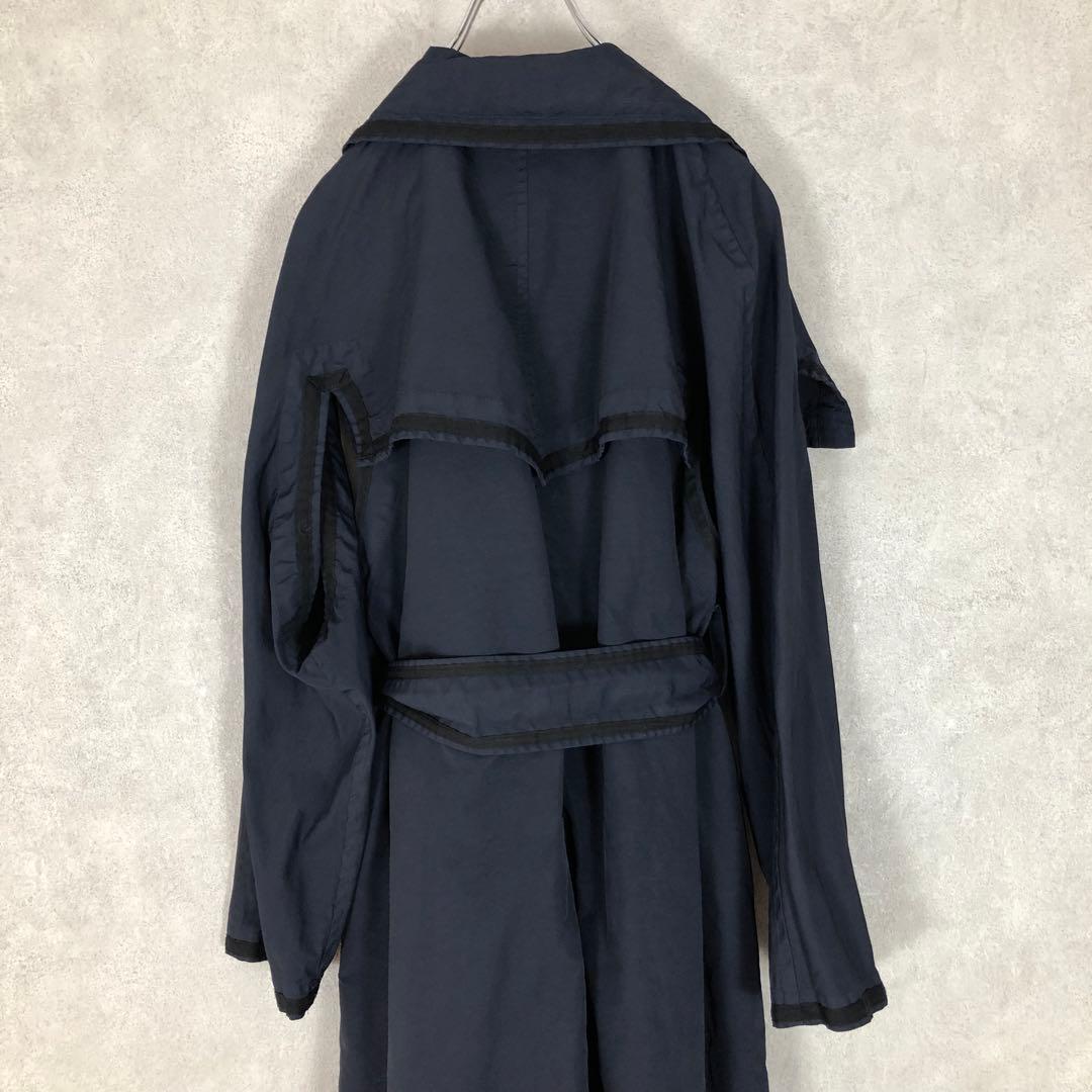 LIMI feu リミフゥ 2019SS ナイロン ロングトレンチコート