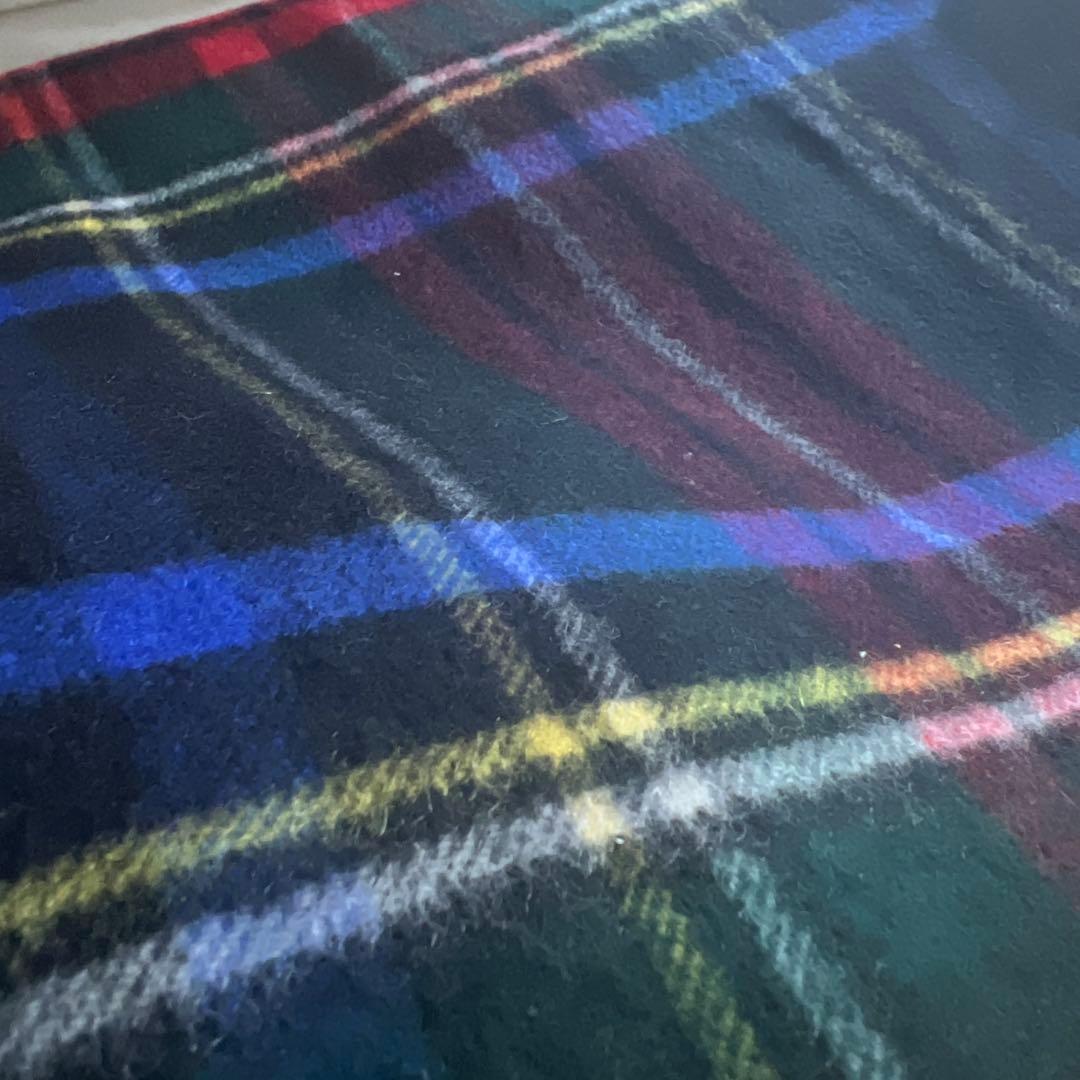 ジョンストンズ カシミア大判ストール　CASHMERE TARTAN STOLE