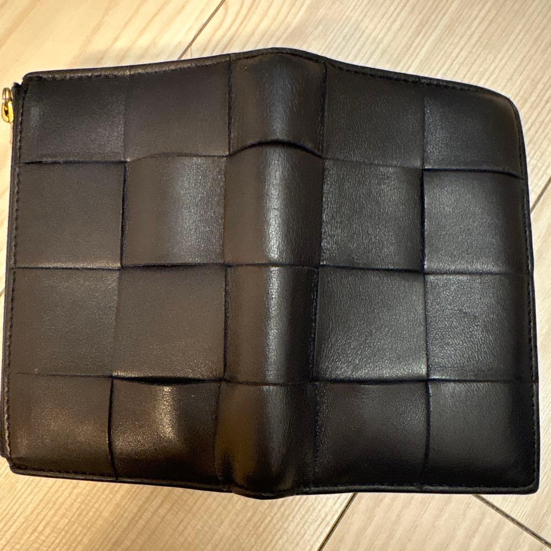 Bottega Veneta ミディアム 二つ折り財布 ネイビー