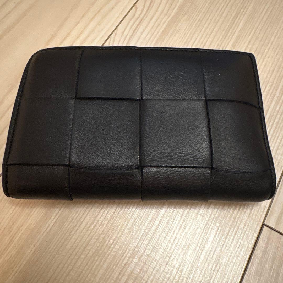 Bottega Veneta ミディアム 二つ折り財布 ネイビー