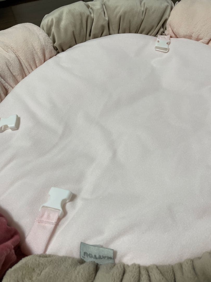 nattou ナチュー プレイマット　プレイジム　ベビージム ピンク　赤ちゃん