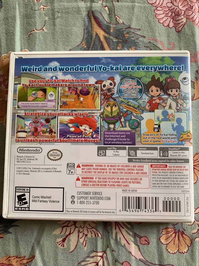 妖怪ウォッチ　北米版　3DS ソフト