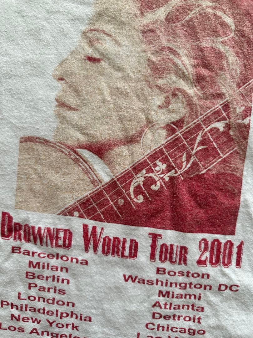 トップス 90s MADONNA Drowned World Tour T 2001