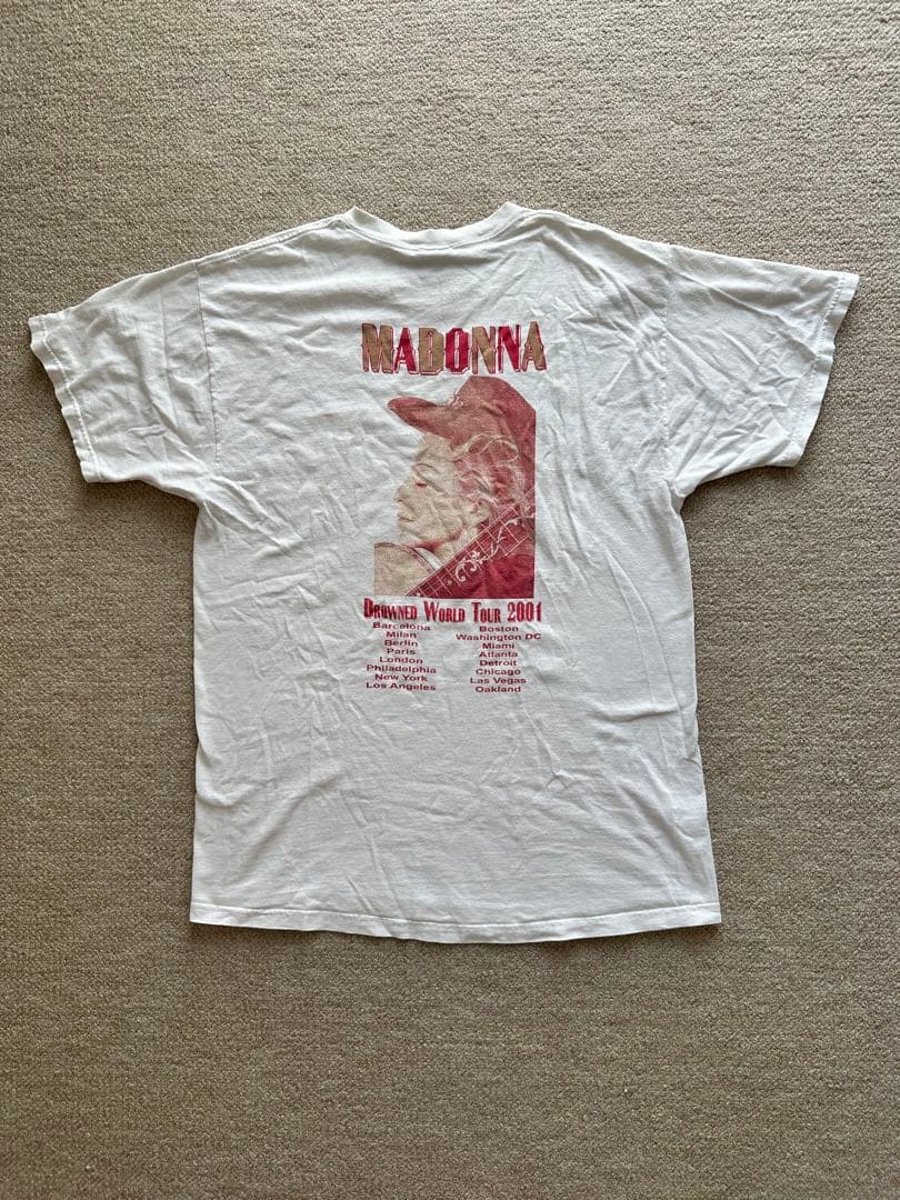 トップス 90s MADONNA Drowned World Tour T 2001