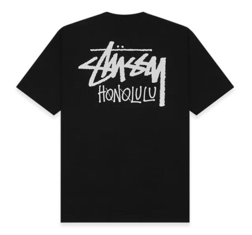 STUSSY ホノルル限定 ロゴTシャツ ブラック