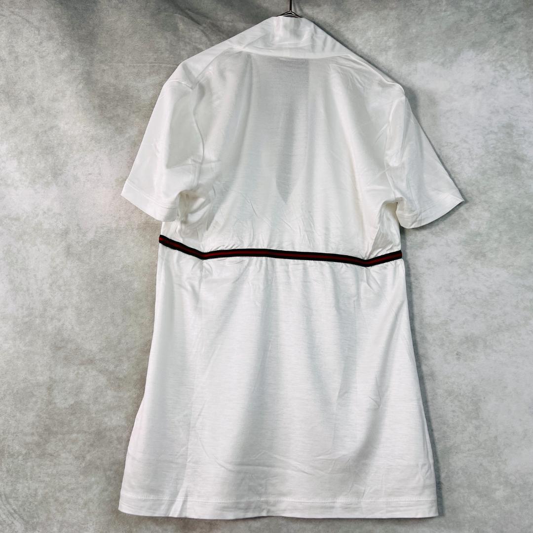 【グッチ】GUCCI 高級モダール100% シェリーライン カットソー Tシャツ
