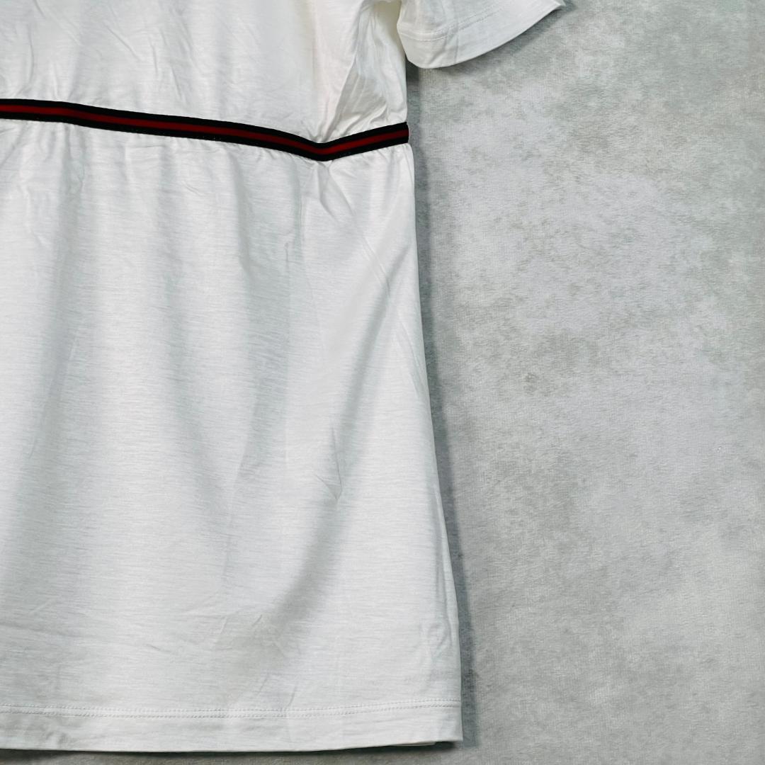 【グッチ】GUCCI 高級モダール100% シェリーライン カットソー Tシャツ