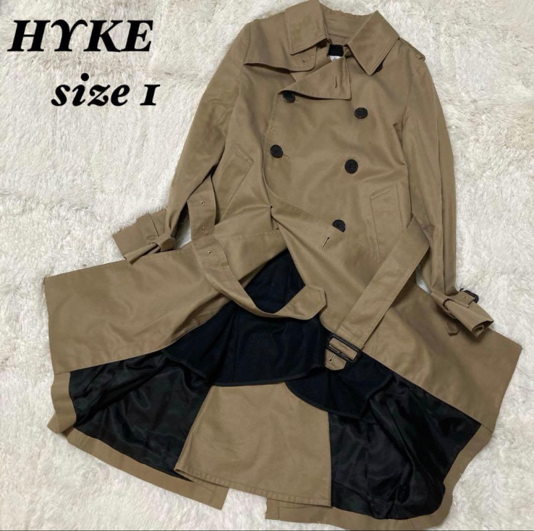 【HYKE】　美品　トレンチコート　サイズ1