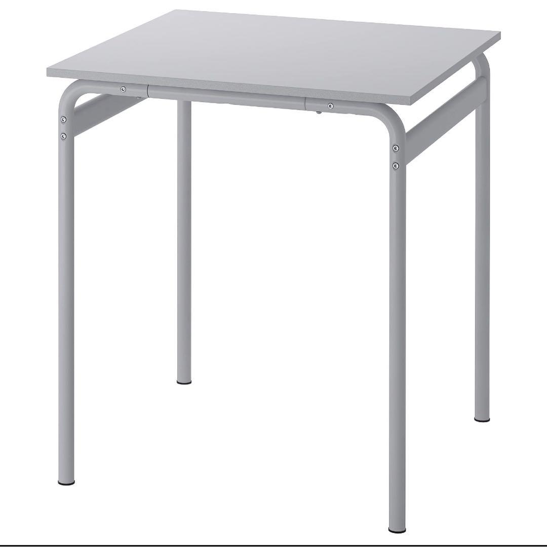 IKEA GRÅSALA テーブル、67x67x75 cm、グレー/グレー