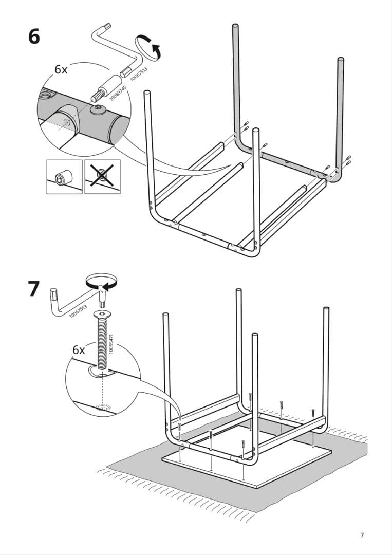 IKEA GRÅSALA テーブル、67x67x75 cm、グレー/グレー