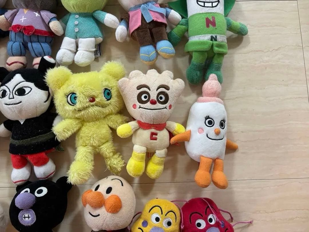週末限定値下げ！アンパンマン プリちぃビーンズ　ぬいぐるみ 37体フルセット