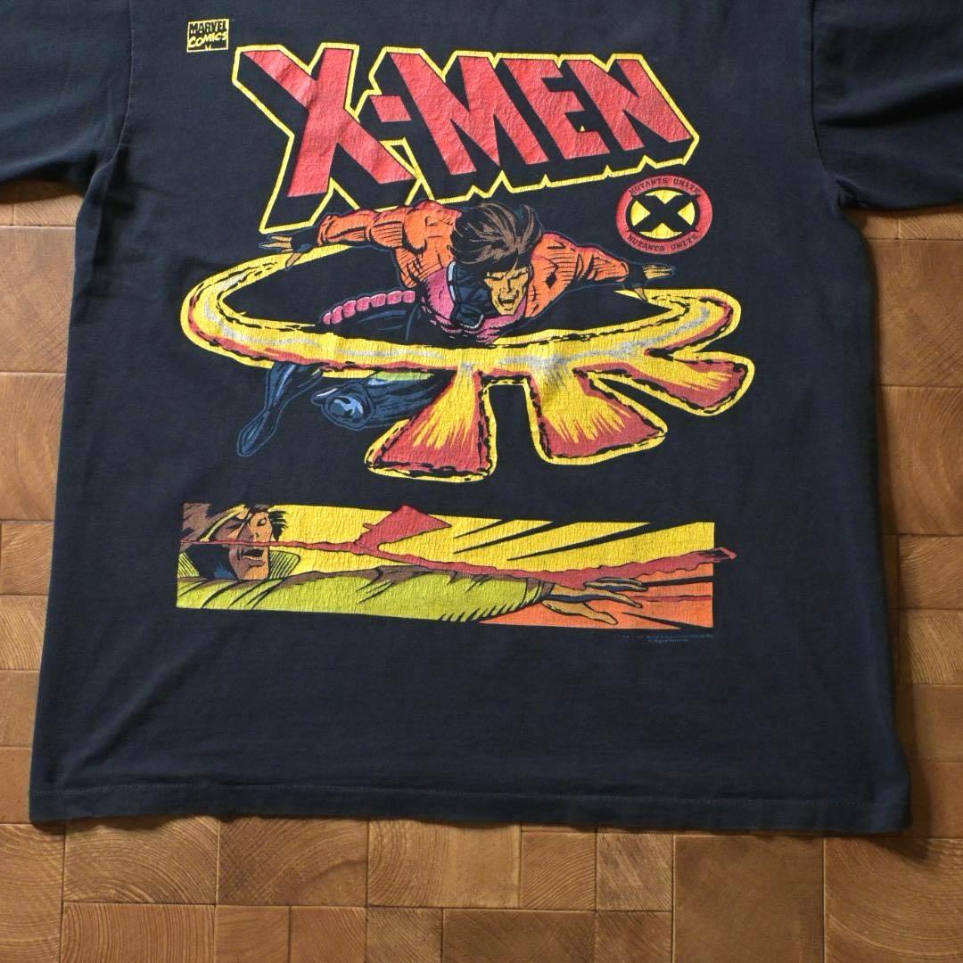 西*8様 90s USA製　マーベル　X-MEN ガンビット　Tシャツ　ブラック