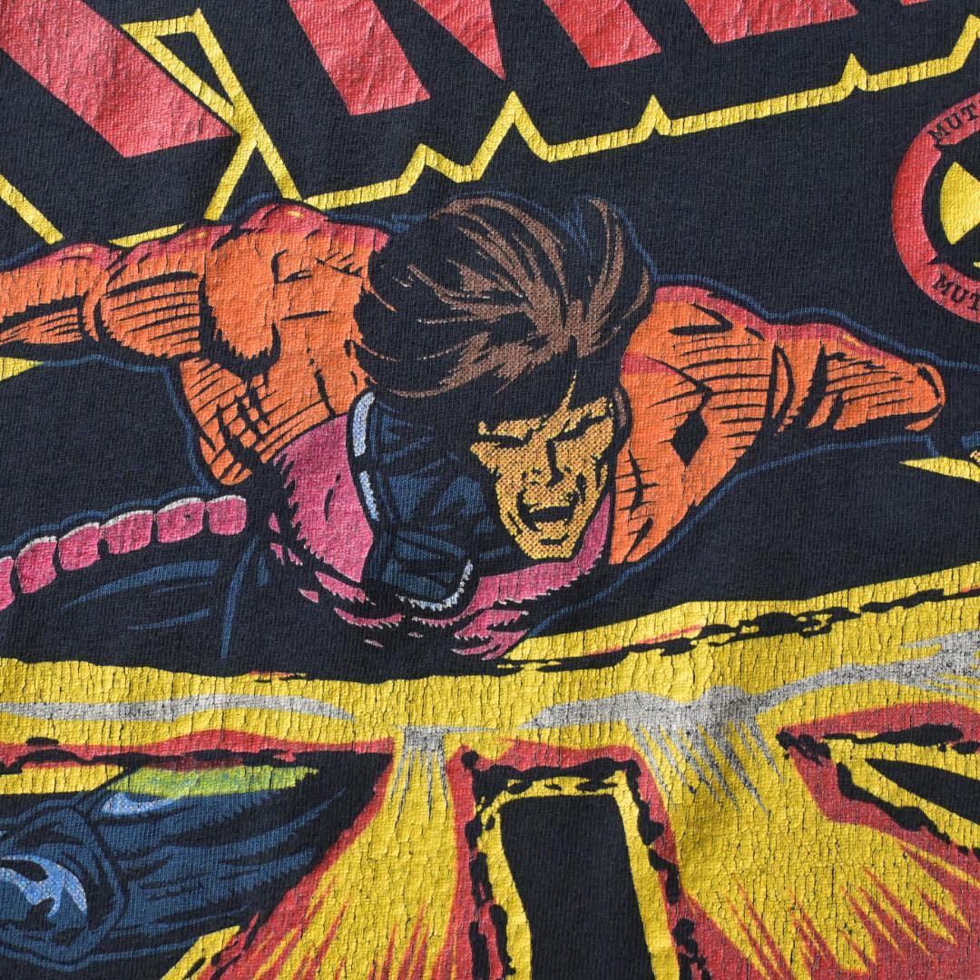 西*8様 90s USA製　マーベル　X-MEN ガンビット　Tシャツ　ブラック