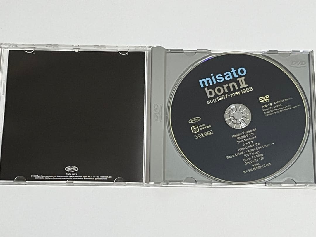 misato bornⅡ aug 1987 mar 1988 渡辺美里 DVD