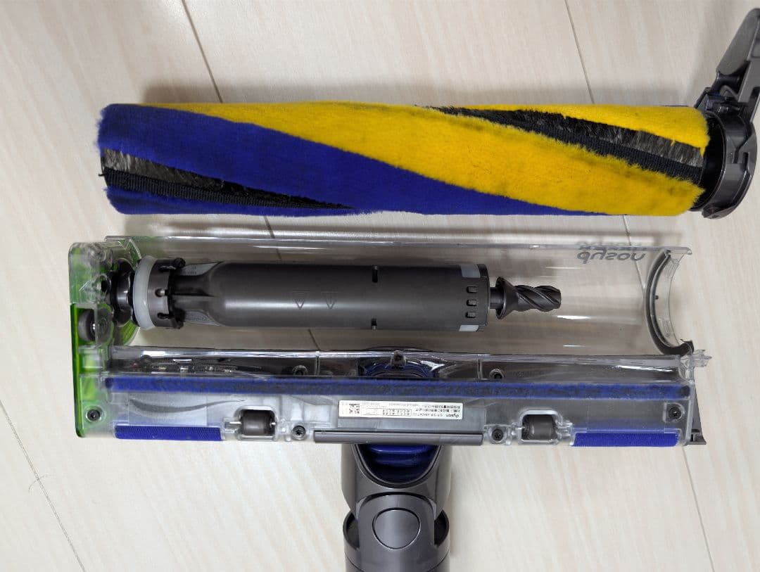 美品ダイソンV12 グリーンレーザー照射 ソフトローラークリーナーヘッド
