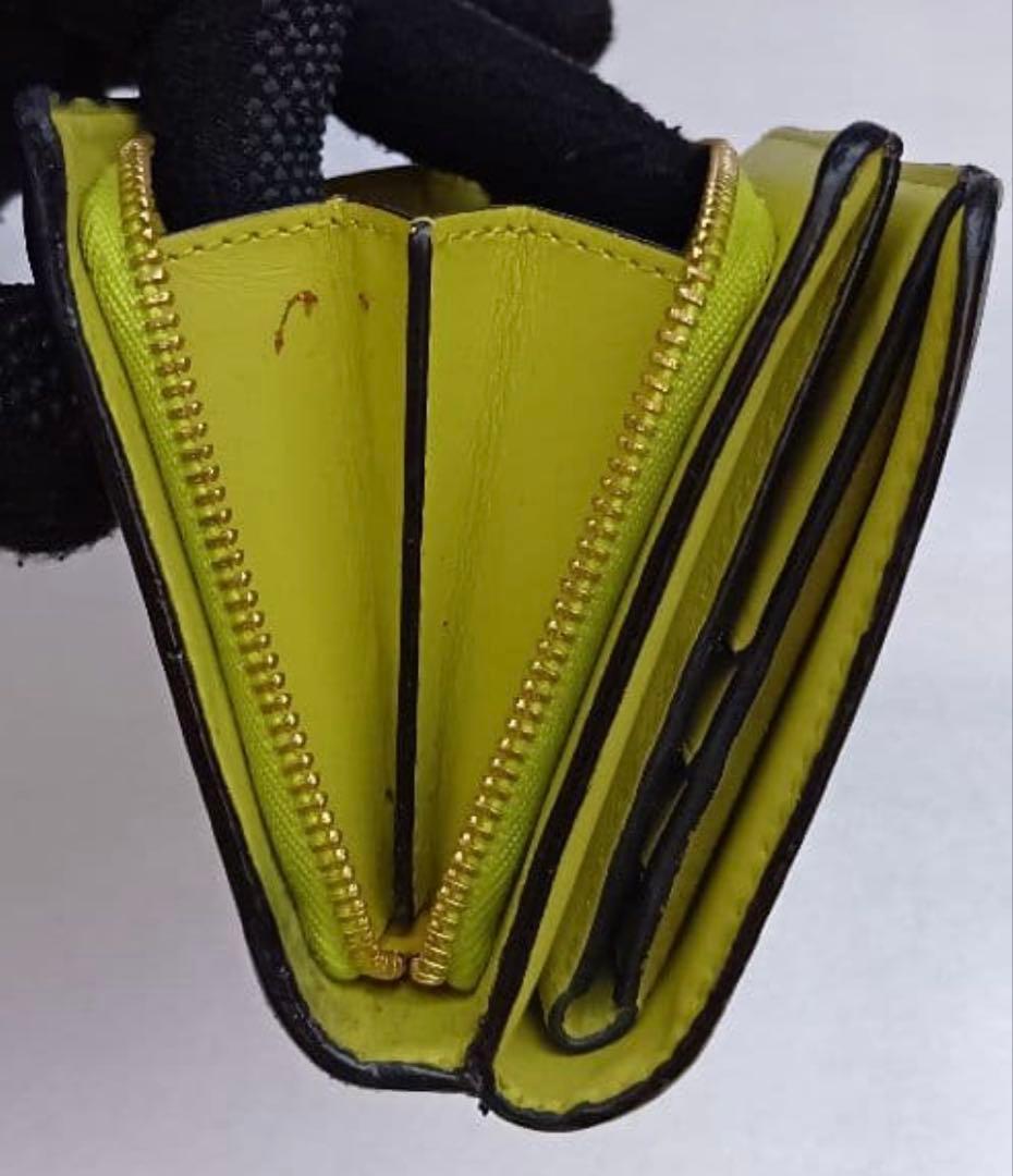 Loewe ロエベ リピート 黒 レザー コンパクト　二つ折り財布