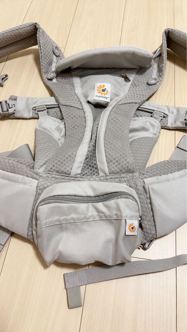 【中古品】エルゴ　オムニブリーズ　パールグレー