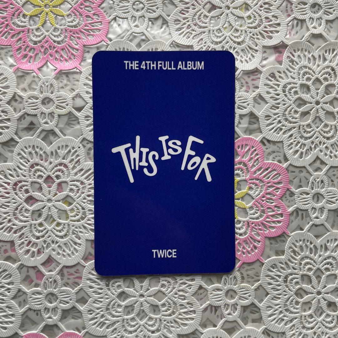 TWICE THIS IS FOR 事前収録 限定 トレカ ミナ