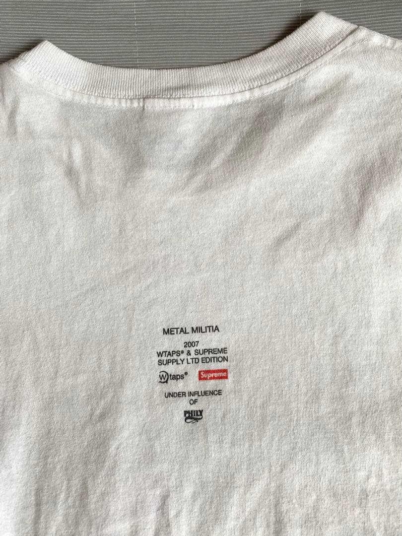 【最終値下げ】希少　Supreme×Wtaps worm tee Tシャツ　XL