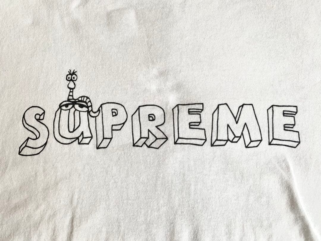 【最終値下げ】希少　Supreme×Wtaps worm tee Tシャツ　XL