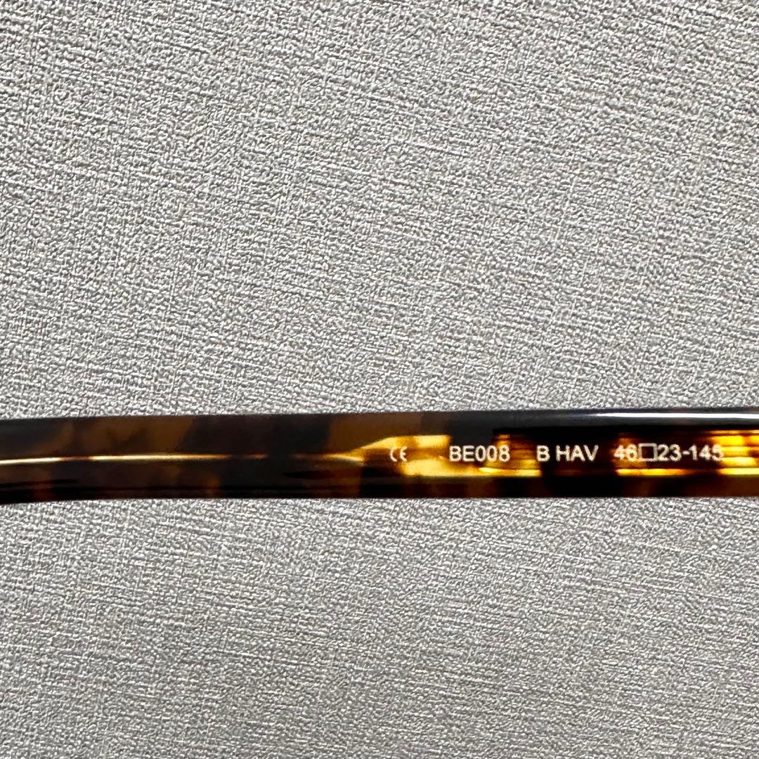 【極美品】 BLANC BE008 BROWN HAVANA 度無し 付属品付き