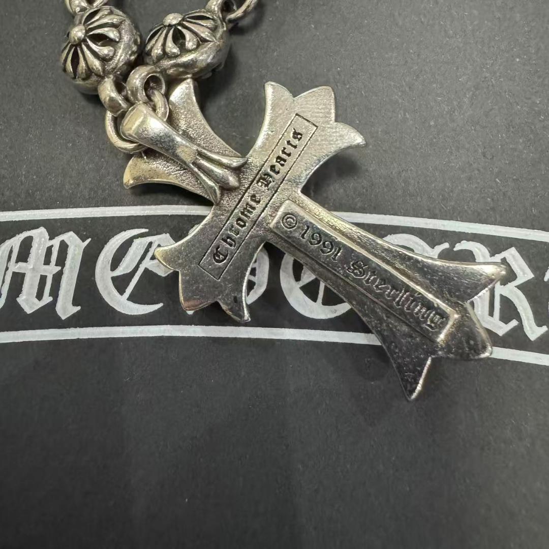 【限定値段】CHROME HEARTS スモールクロスボールネックレス