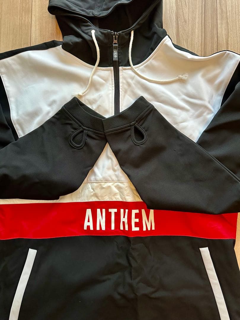 【美品】ANTHEM スノーボードウェア(フード付)