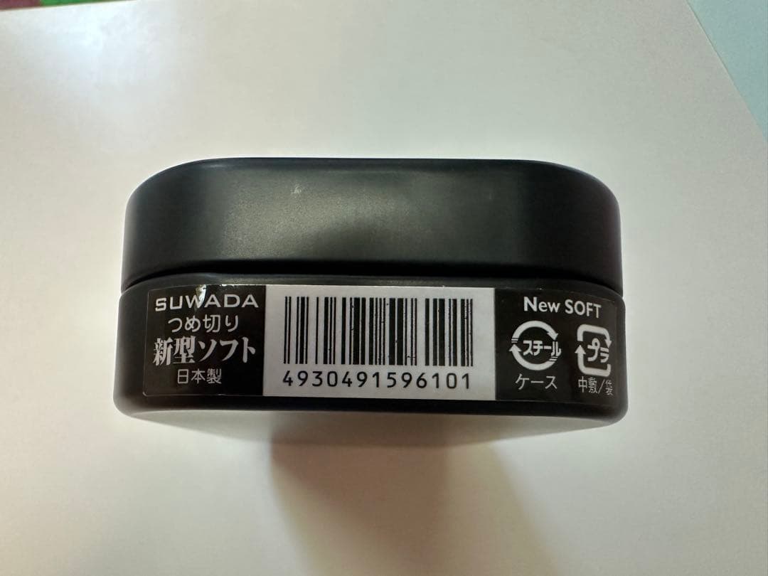 SUWADA 新型ソフト ステンレス爪切り ブラックハンドル
