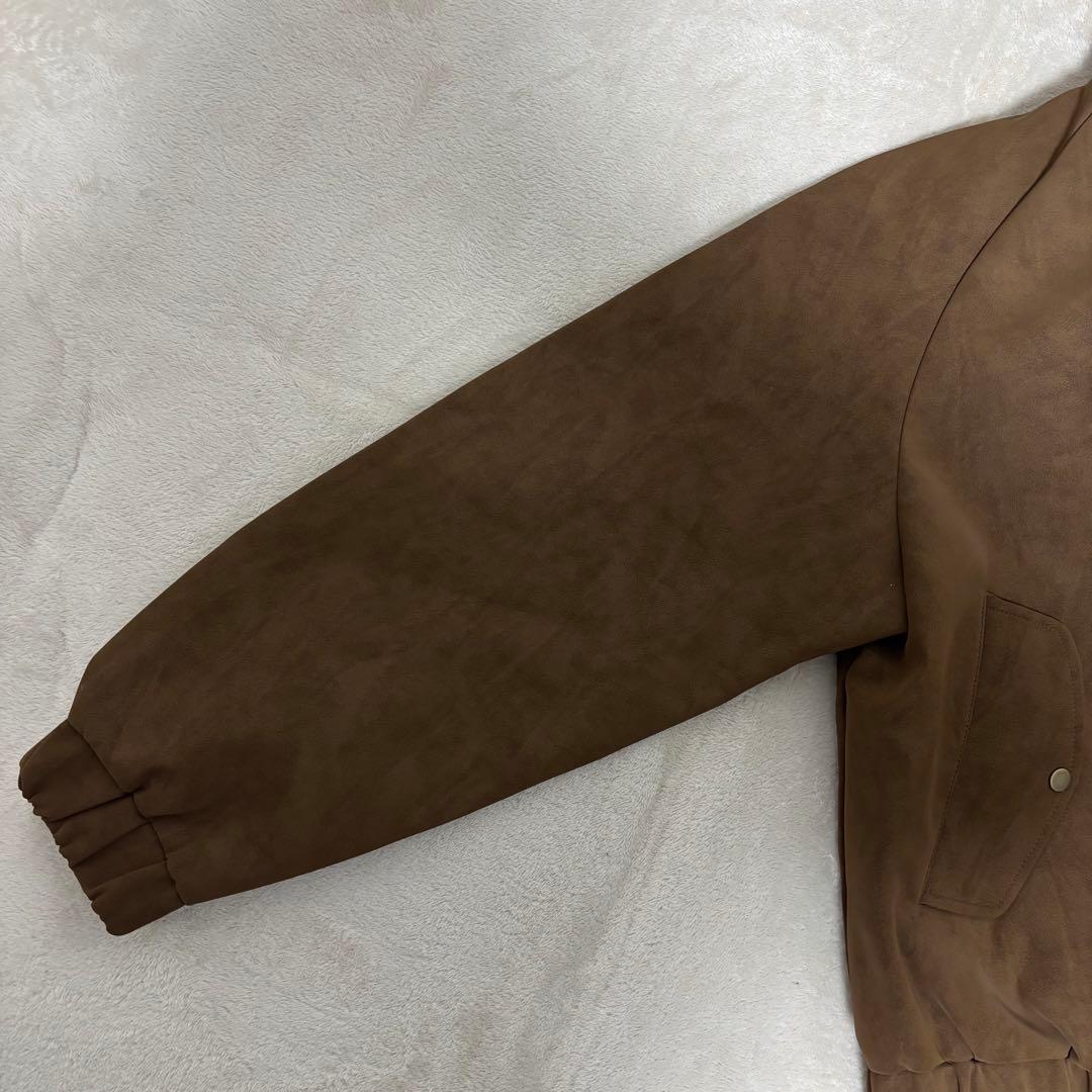 UMBRO Brushed Stand Collar Blouson　ブラウン