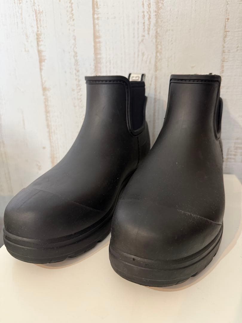 UGG ブラック ラバー ショートブーツ