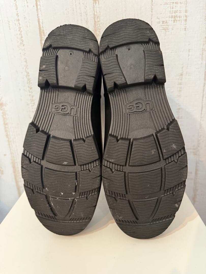 UGG ブラック ラバー ショートブーツ