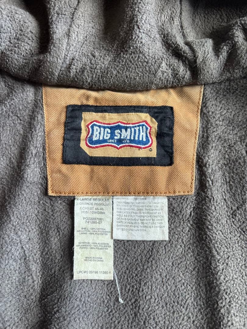 うに BIG SMITH ダックアクティブジャケット キャメルブラウン