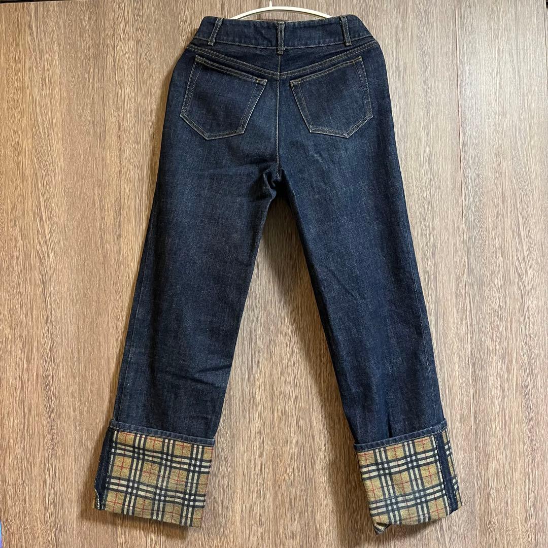 【BURBERRY BLUE LABEL】ストレートデニム 38サイズ