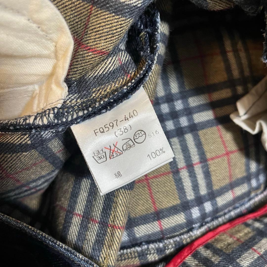 【BURBERRY BLUE LABEL】ストレートデニム 38サイズ
