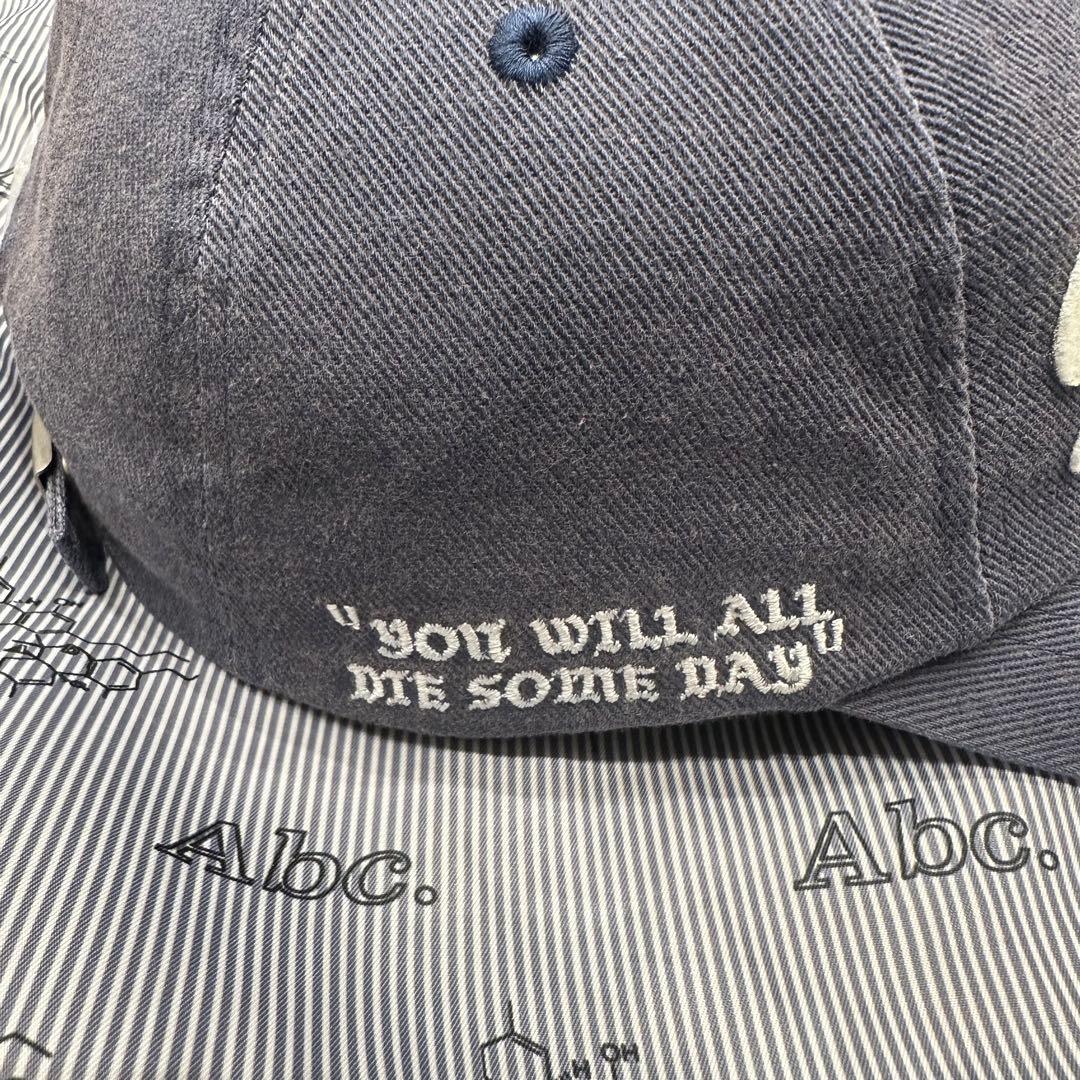 SAINT MICHAEL 6PANEL CAP LACERATING ネイビー