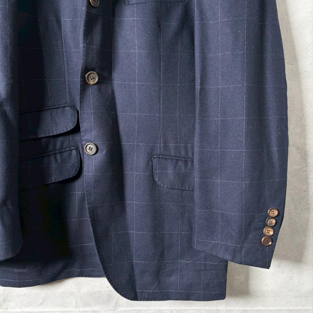 BRUNELLO CUCINELLI テーラード ブロックチェック N2778