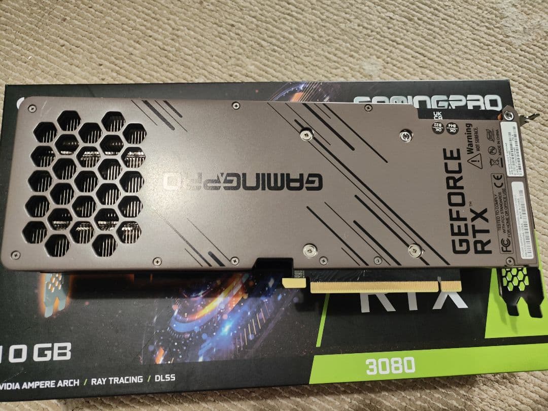 グラフィックボード・グラボ・ビデオカード RTX 3080 PALIT GAMINGPRO 10GB V1