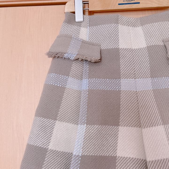 【新品.試着のみ】♡ブルーレーベルクレストブリッジ♡チェックキュロットパンツ♡