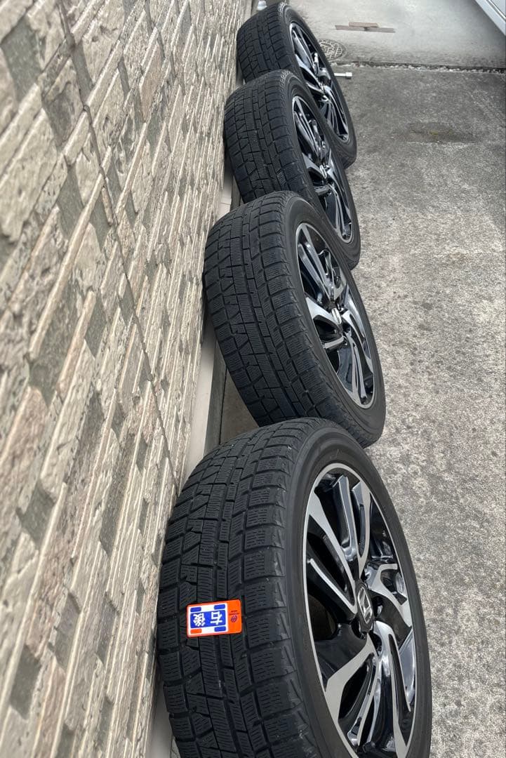 ホンダ 17インチ ホイールセット スタッドレスヨコハマタイヤ付き４本